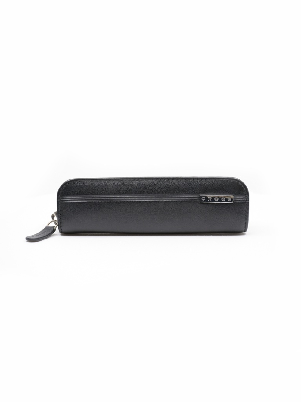 CROSS Black Leather Zippered Single-Pen Case
